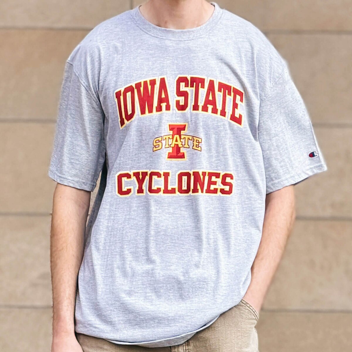 Champion® I-State Gray Big and Tall T-Shirt